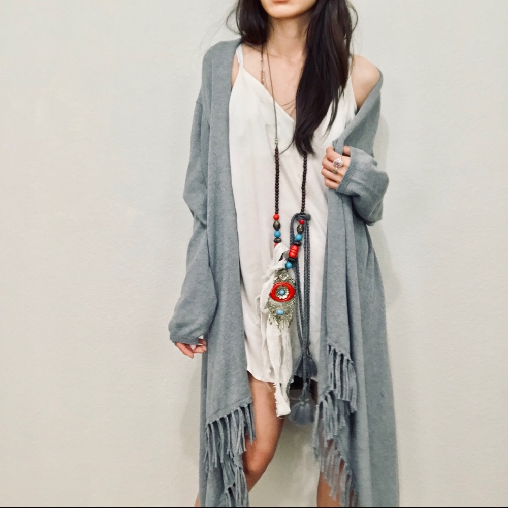 EUC long shawl cardigan